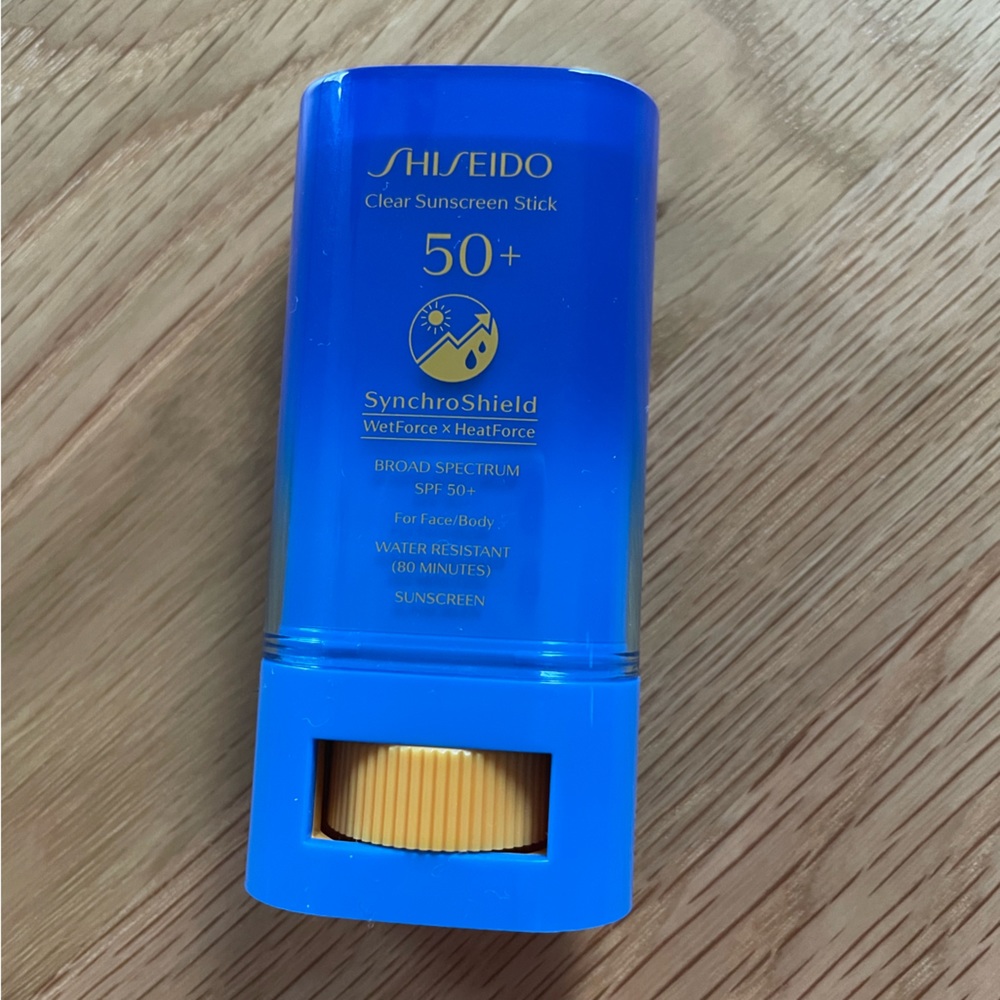 Shiseido clear sunscreen stick